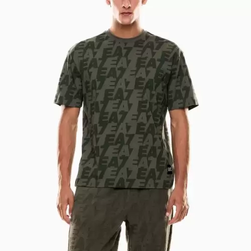 Tricou EA7 TRAIN LOGO SERIES M POLAR LOGO TEE SS