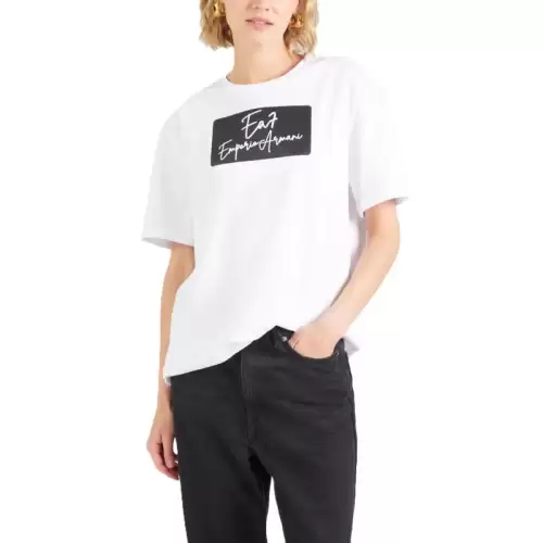 Tricou EA7 TRAIN LOGO SERIES W TEE SS BOX LOGO CROSSOVER