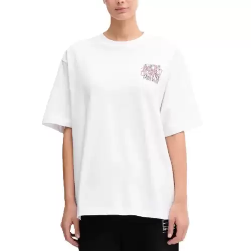 Tricou EA7 TRAIN LOGO SERIES W TEE SS WRITTEN LOGO CROSSOVER