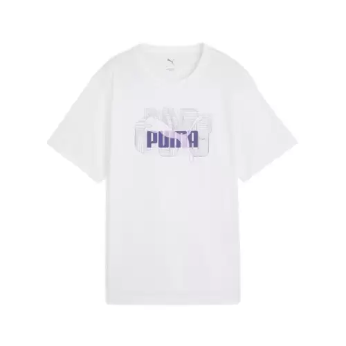 Tricou Puma GRAPHICS Stacked No. 1 Logo Relaxed Tee