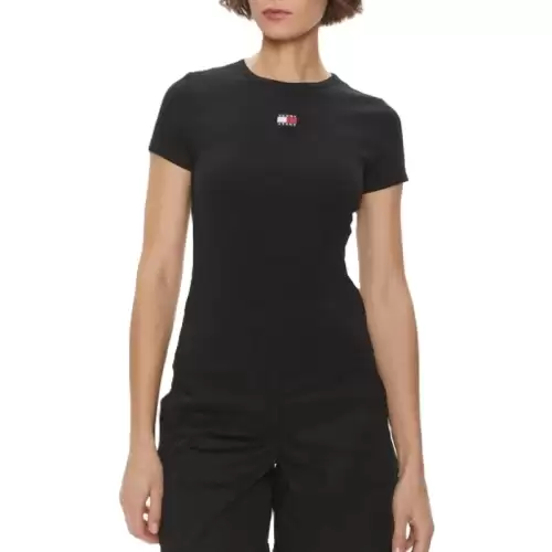 Tricou Tommy Hilfiger TJW SLIM BADGE RIB TEE