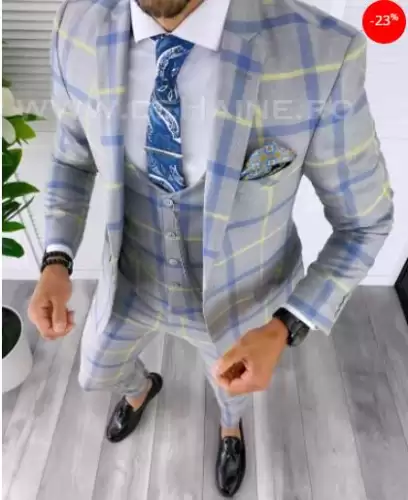 Vesta barbati eleganta slim fit 11943 E V2