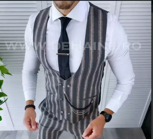 Vesta barbati eleganta slim fit 11991 E V2