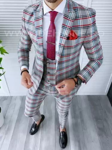 Vesta barbati eleganta slim fit A1003 E V2